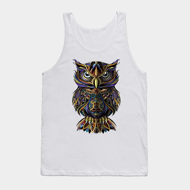 Owl Tank Top by lemirbashir